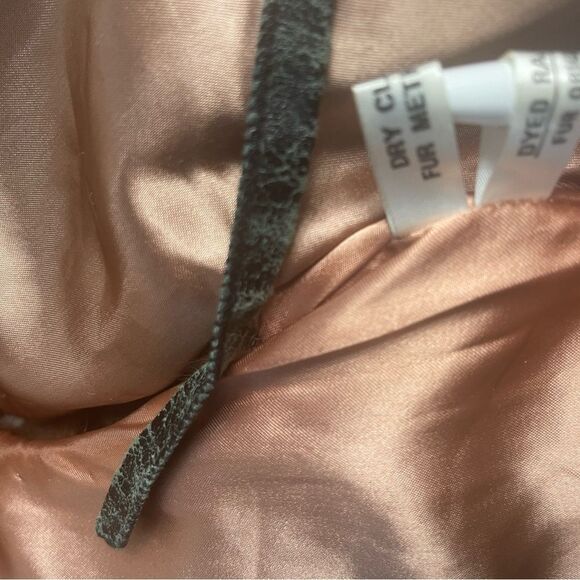 PATCHWORK RABBIT FUR VEST shades of Brown & Leopard print MADE IN HONG KONG SZM - Picture 13 of 16